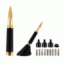 Load image into Gallery viewer, Gold with Carbon Fiber Wrap - .30 Caliber
